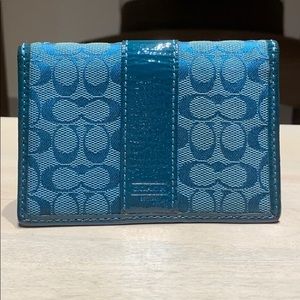 Coach monogram wallet small